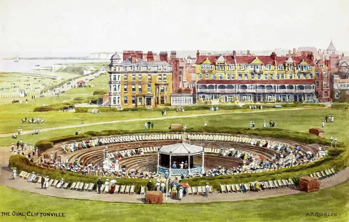 Framed Print : The Oval, Cliftonville, Margate, Kent Framed Print : The Oval, Cliftonville, Margate, Kent