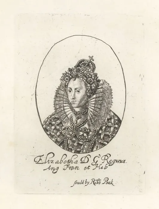 Framed Print : Oval portait of Queen Elizabeth I of England, 1533-1603 Framed Print : Oval portait of Queen Elizabeth I of England, 1533-1603