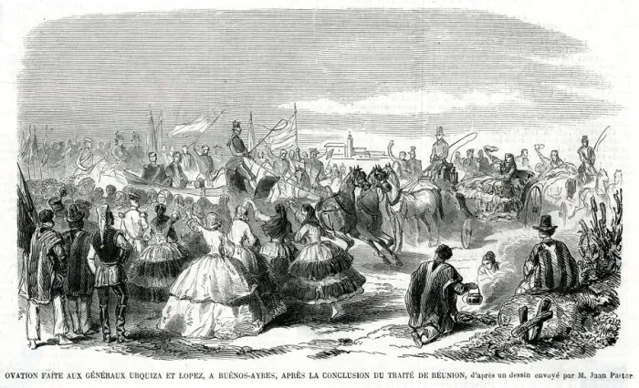 Framed Print : Ovation for General Urquiza and General Lopez 1860 Framed Print : Ovation for General Urquiza and General Lopez 1860