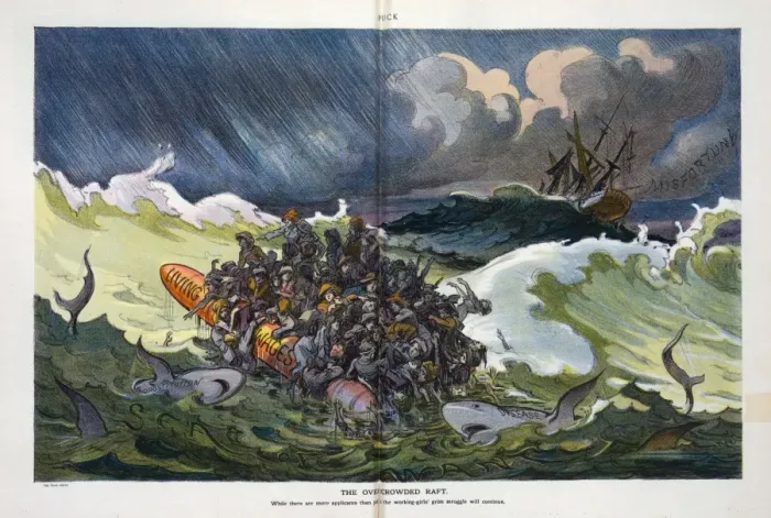Framed Print : The overcrowded raft Framed Print : The overcrowded raft