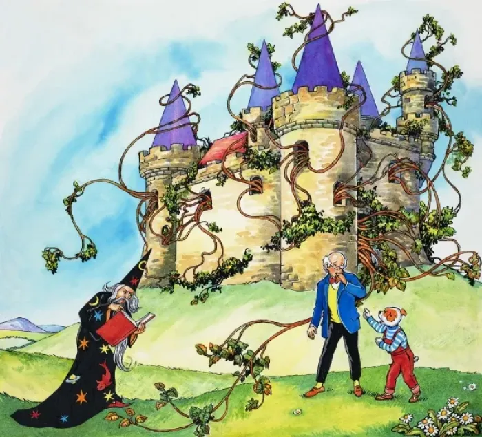 Framed Print : Overgrown castle Framed Print : Overgrown castle