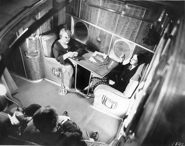 Overhead view of a cabin in a Sikorsky S-42