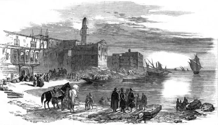 Framed Print : Overland - Suez Framed Print : Overland - Suez