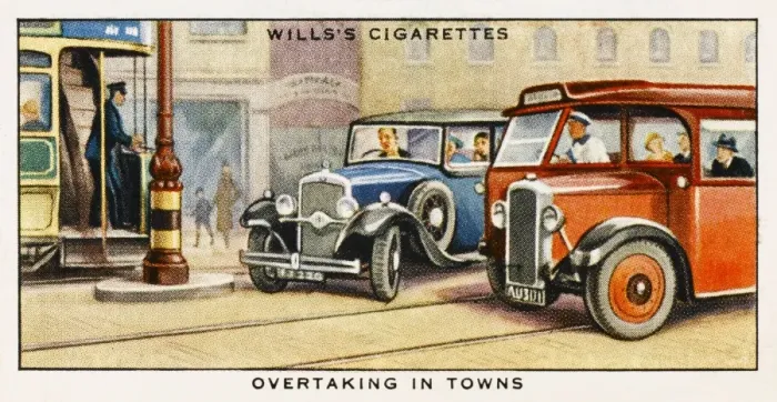 Framed Print : Overtaking in Towns Framed Print : Overtaking in Towns