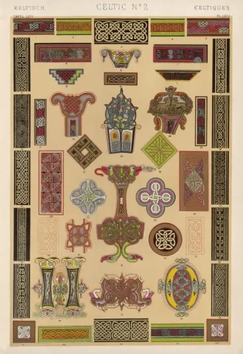 Framed Print : Owen Jones Celtic 64 Framed Print : Owen Jones Celtic 64
