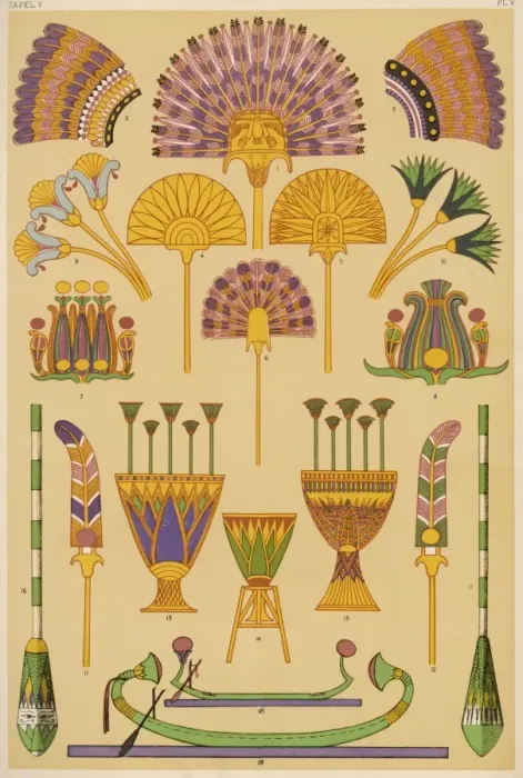 Framed Print : Owen Jones Egyptian 5 Framed Print : Owen Jones Egyptian 5