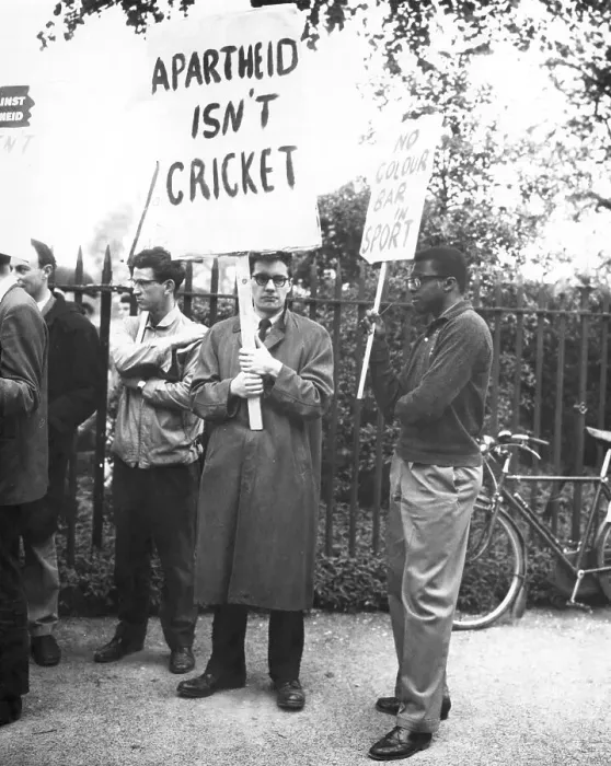 Framed Print : Oxford anti-apartheid demo Framed Print : Oxford anti-apartheid demo