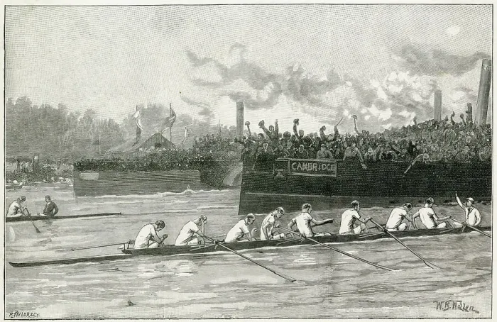 Framed Print : Oxford Cambridge 1892 Transport Boating Boat Framed Print : Oxford Cambridge 1892 Transport Boating Boat