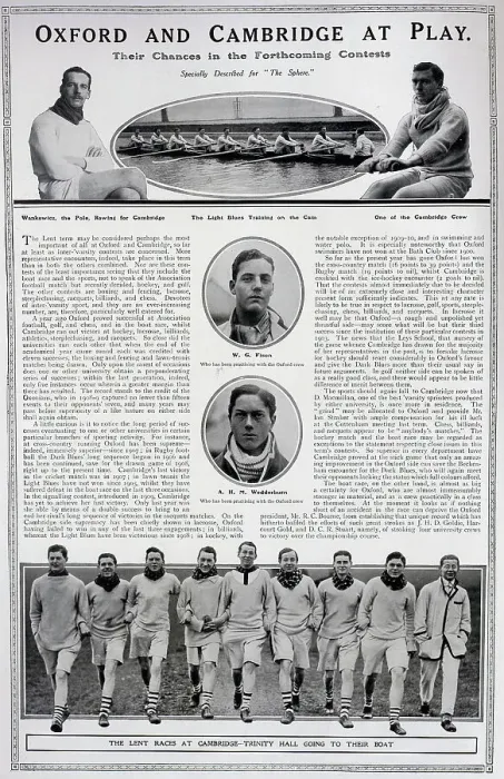 Framed Print : Oxford and Cambridge rowers Framed Print : Oxford and Cambridge rowers