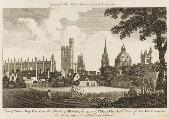 Framed Print : OXFORD / COOKEs 1779 Framed Print : OXFORD / COOKEs 1779