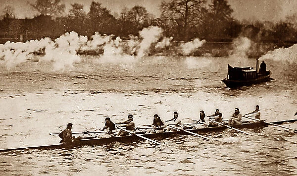 Oxford crew in the 1909 University Boat Race