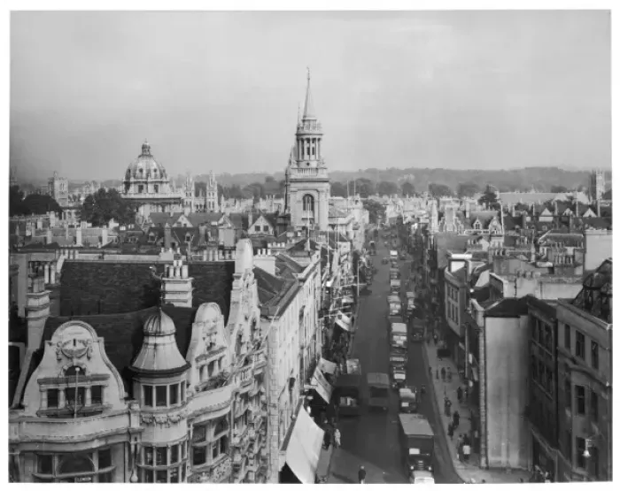 Framed Print : Oxford / High Street 1950S Framed Print : Oxford / High Street 1950S