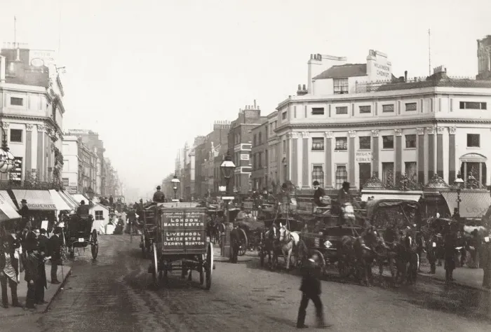 Framed Print : Oxford Street, London Framed Print : Oxford Street, London