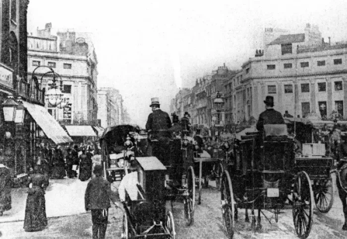 Framed Print : Oxford Street Traffic Framed Print : Oxford Street Traffic
