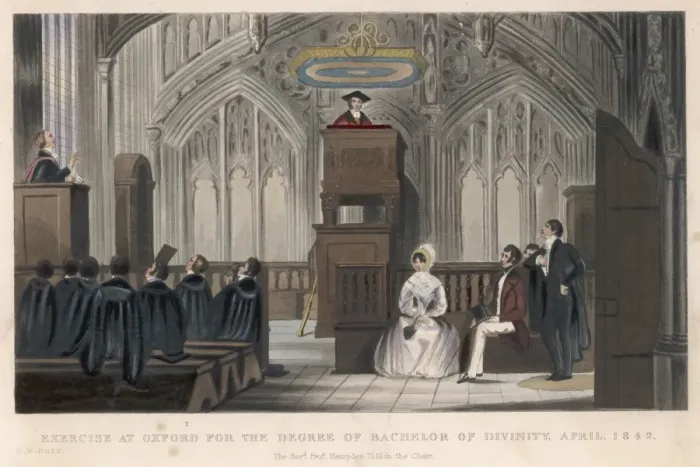 Framed Print : Oxford Uni Exam 1842 Framed Print : Oxford Uni Exam 1842