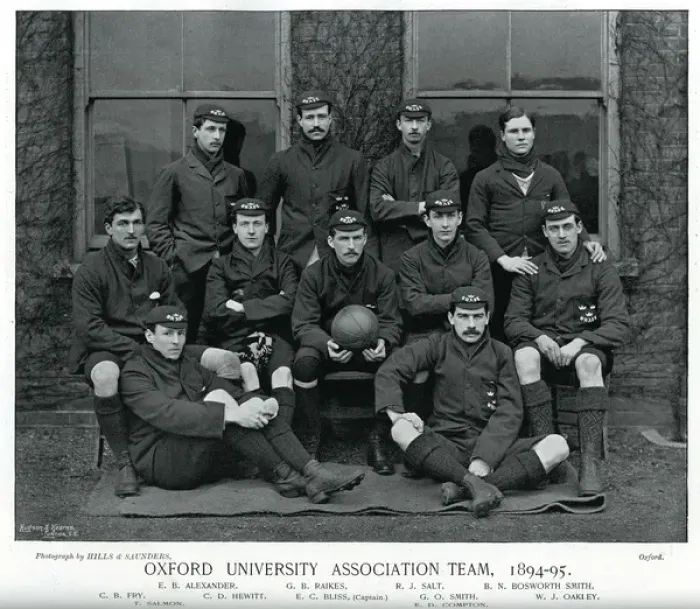 Framed Print : Oxford University Association Football Team, 1894-95