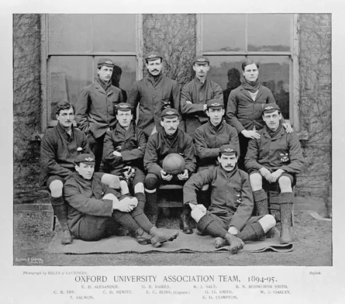 Framed Print : Oxford University Association Football team 1894-1895 Framed Print : Oxford University Association Football team 1894-1895
