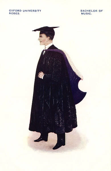 Oxford University robes: Bachelor of Music