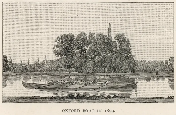 Framed Print : Oxford V Cambridge 1829 Framed Print : Oxford V Cambridge 1829