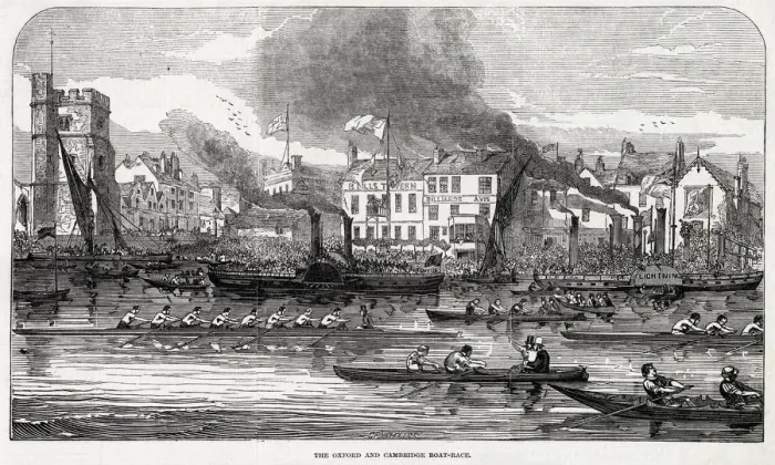 Framed Print : OXFORD V CAMBRIDGE 1846 Framed Print : OXFORD V CAMBRIDGE 1846