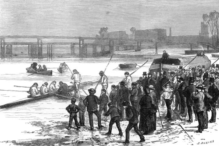 Framed Print : Oxford V Cambridge 1872 Framed Print : Oxford V Cambridge 1872