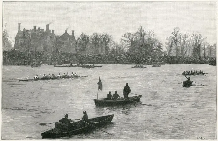Framed Print : OXFORD V CAMBRIDGE 1892 Framed Print : OXFORD V CAMBRIDGE 1892
