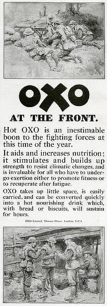 Oxo advertisement, WWI