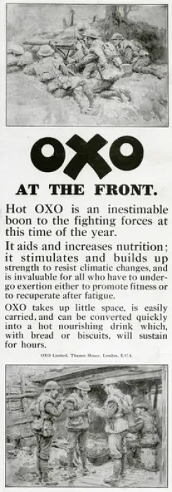 Framed Print : Oxo advertisement, WWI Framed Print : Oxo advertisement, WWI