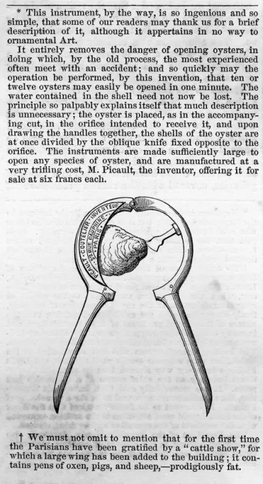 Framed Print : OYSTER OPENER / ART JL1849 Framed Print : OYSTER OPENER / ART JL1849
