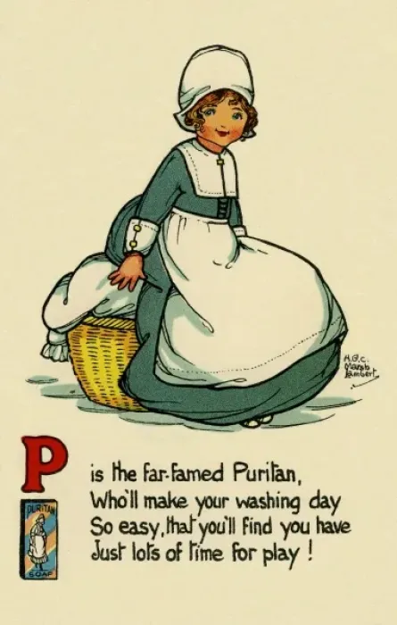 Framed Print : P is the far-famed Puritan Framed Print : P is the far-famed Puritan