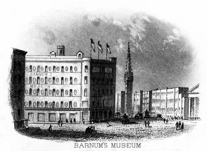 Framed Print : P T Barnums Museum, New York City, USA Framed Print : P T Barnums Museum, New York City, USA