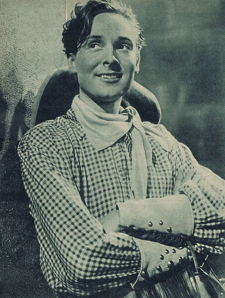 Paal Roschberg in the film Es Leuchten due Sterne, 1938, Ber