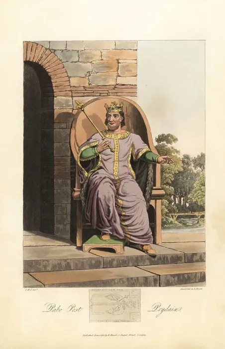 Framed Print : Pabo, the Pillar of Britain, son of Arthwys ab Mor, 5th century Framed Print : Pabo, the Pillar of Britain, son of Arthwys ab Mor, 5th century