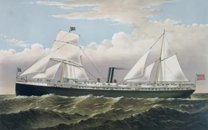 Framed Print : Pacific Coast Steamship Cos Steamer: State of California, G Framed Print : Pacific Coast Steamship Cos Steamer: State of California, G