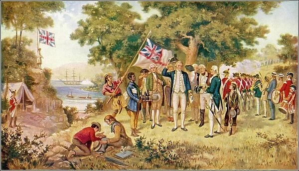 Pacific / Cook 1770. Captain Cook takes formal possession of New South Wales