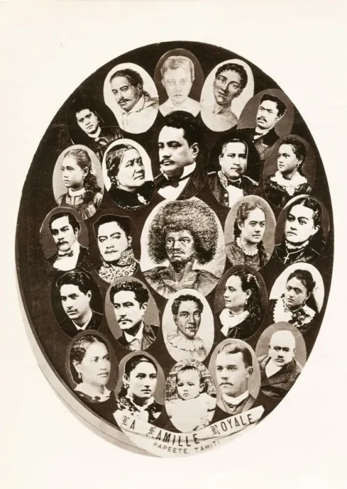Framed Print : Pacific Islands, Oceania: the royal family of Tahiti Framed Print : Pacific Islands, Oceania: the royal family of Tahiti