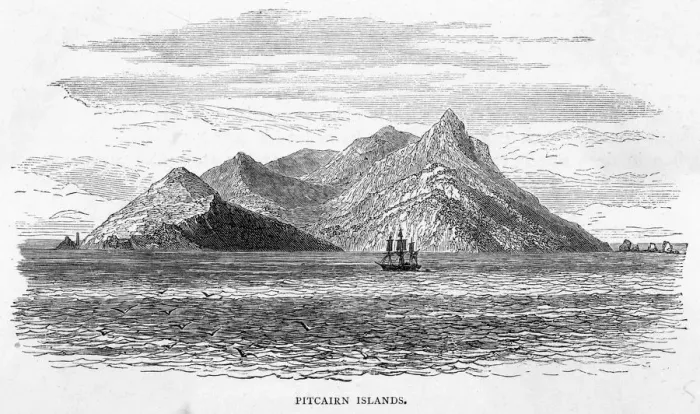Framed Print : Pacific Pitcairn
