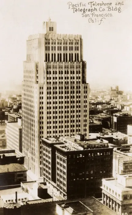 Framed Print : Pacific Telephone and Telegraph Building - San Francisco Framed Print : Pacific Telephone and Telegraph Building - San Francisco