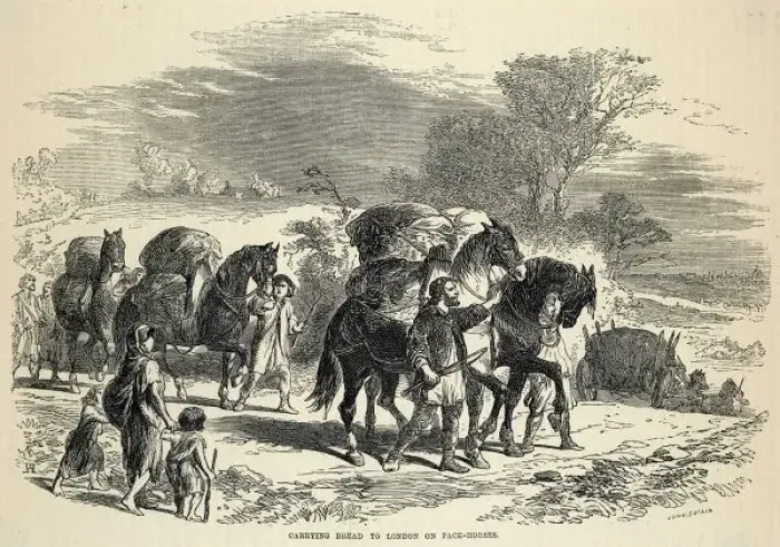 Framed Print : Pack Horse, London Framed Print : Pack Horse, London