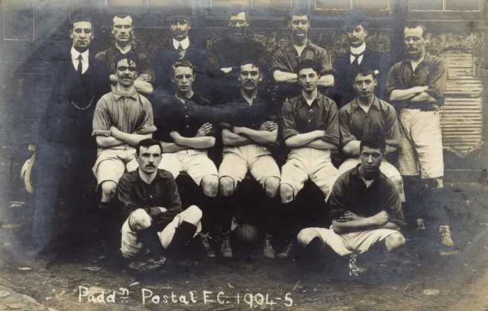 Framed Print : Paddington Postal FC football team Framed Print : Paddington Postal FC football team