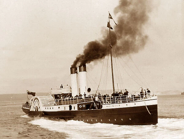 Paddle Steamer Brodick Castle at Weymouth