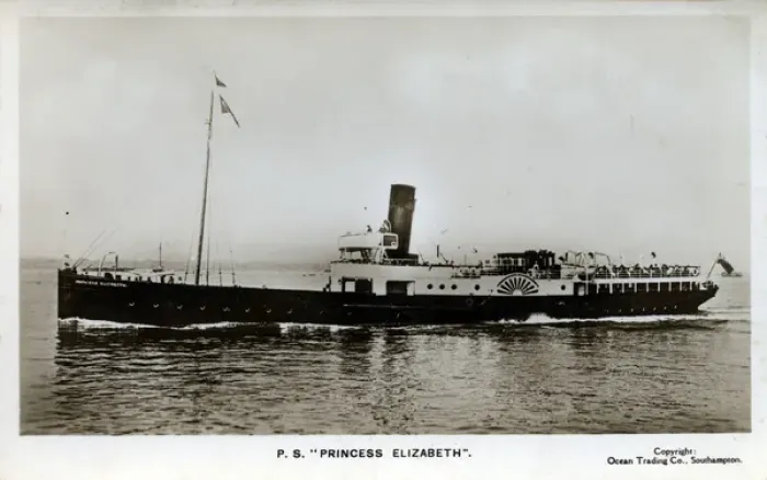 Framed Print : Paddle Steamer Princess Elizabeth