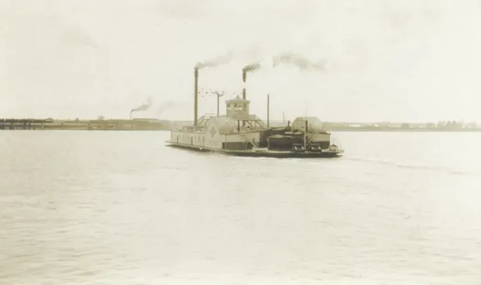 Framed Print : Paddle steamer underway Framed Print : Paddle steamer underway