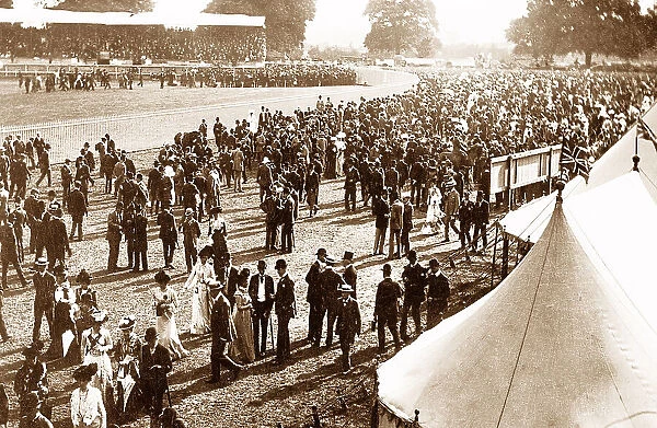 The Paddock Doncaster Race Course early 1900s
