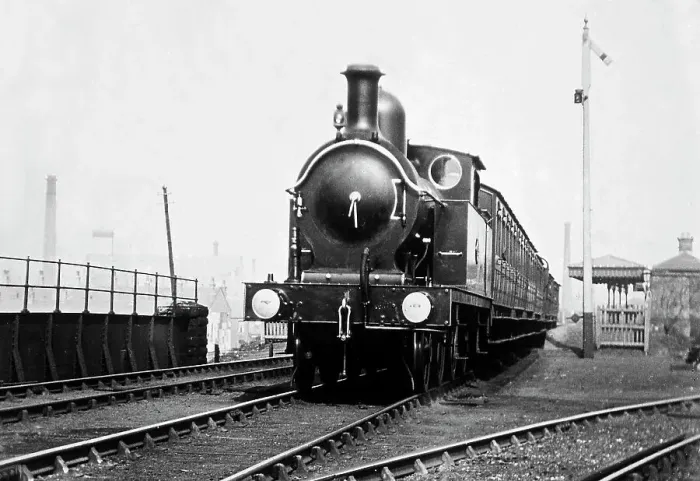 Framed Print : Padiham Steam Train early 1900s Framed Print : Padiham Steam Train early 1900s