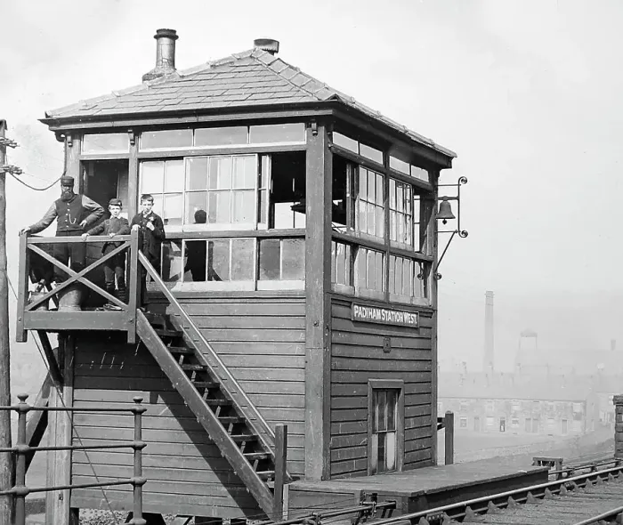 Framed Print : Padiham West Signal Box on Lancashire and Yorkshire Railway Framed Print : Padiham West Signal Box on Lancashire and Yorkshire Railway