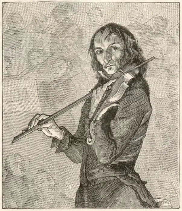Framed Print : Paganini / Maclise Framed Print : Paganini / Maclise