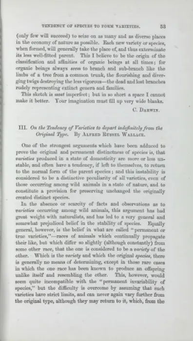 Framed Print : Page 53 from the Journal of the Proceedings of the Linnean S Framed Print : Page 53 from the Journal of the Proceedings of the Linnean S