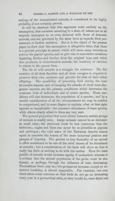 Framed Print : Page 54 from the Journal of the Proceedings of the Linnean S Framed Print : Page 54 from the Journal of the Proceedings of the Linnean S