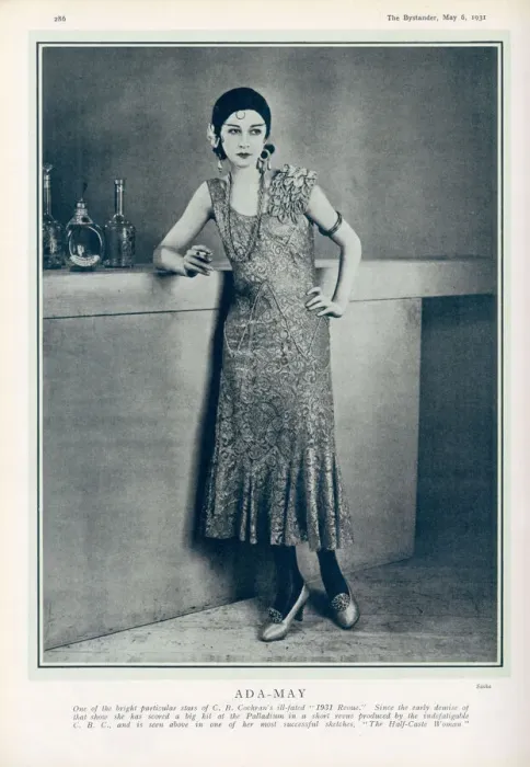 Framed Print : Page from The Bystander, 6th May 1931 featuring Ada May (1896-1978) Framed Print : Page from The Bystander, 6th May 1931 featuring Ada May (1896-1978)